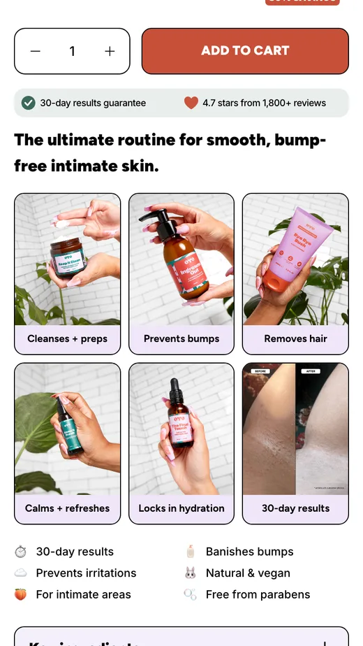 OYO Skincare redesign